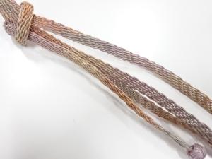 正絹　撚り房　夏手組帯締め